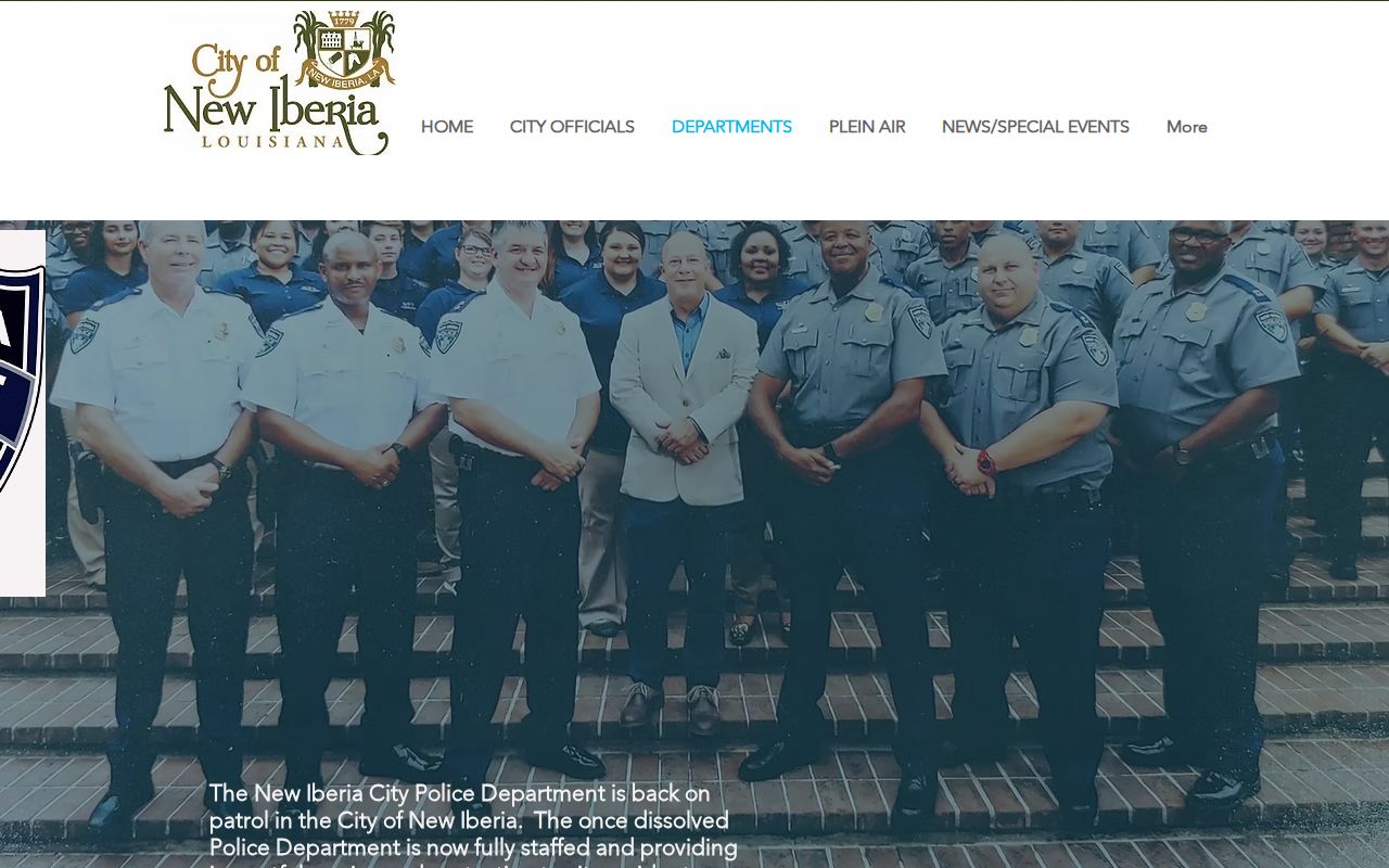 Official New Iberia Police Department history page